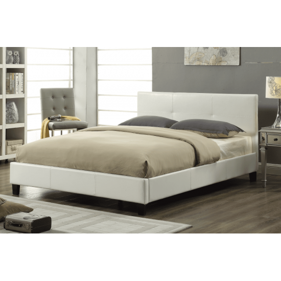 Queen Bed T2358 (White)